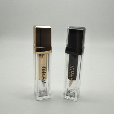 New design wholesale square empty custom lip gloss packaging tube