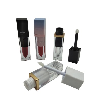 LP003 High Quality Transparent ABS Empty Lip Gloss Bottle